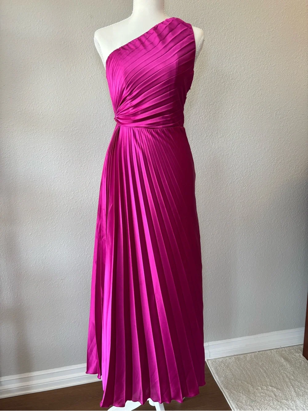 light blue long sleeve formal dress A-Line Fuchsia Long Prom Dresses, Backless Fuchsia Long Formal Dresses –  dresstby
